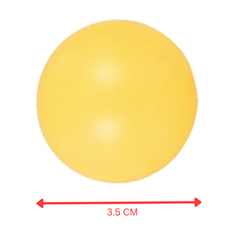 12PCS Table Tennis Balls Plastic Ping Pong Balls 3.5 cm Orange and White