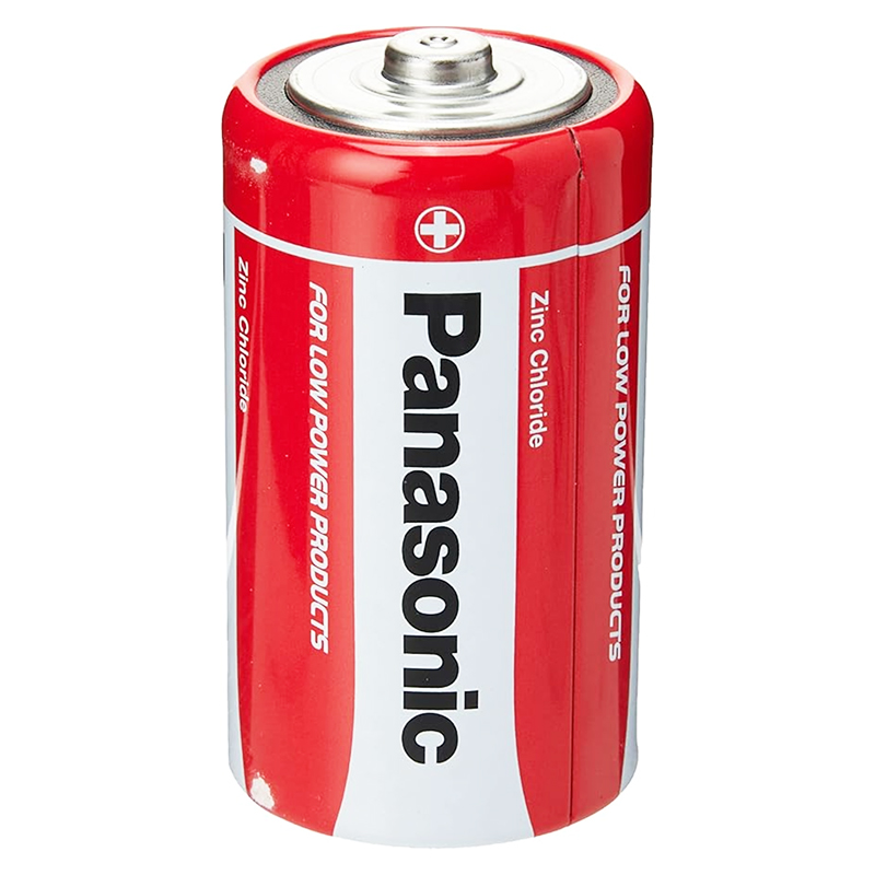 2x Zinc Carbon C Batteries Zinc Carbon R14 1.5V Battery PANAR14RB2 Battery