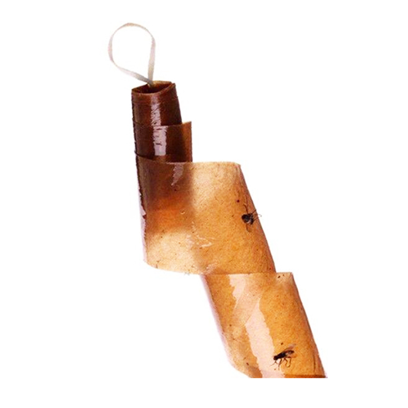 Sticky Fly Catcher Strips Pest Control Bug Trap Adhesive Tape Paper for Garden