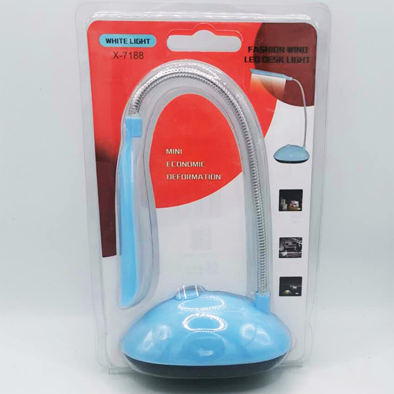 23cm Bedside Mini Flexible Lamp LED Light Battery Operated Random Colours