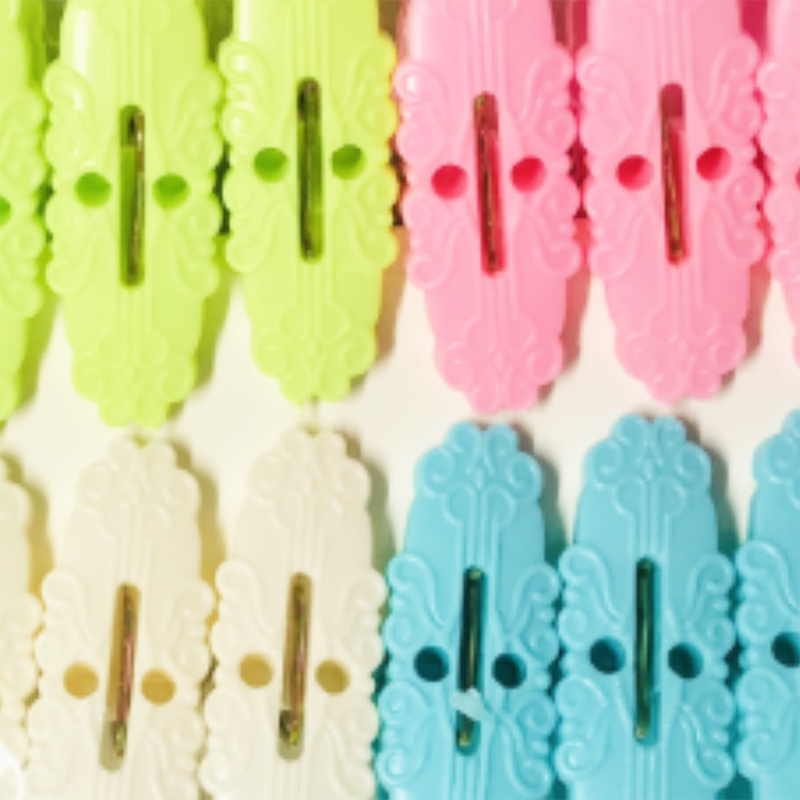 20Pcs 5cm Plastic Washing Line Clothes Pegs Random Colours