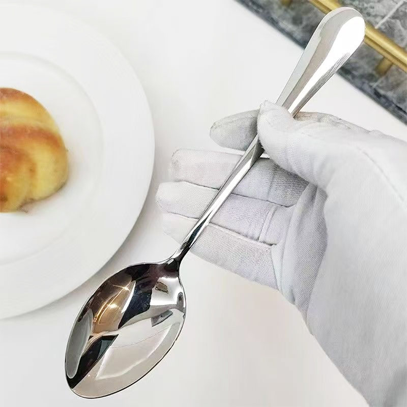 3PCS Stainless Steel Table Spoons for Dinner Lunch Food