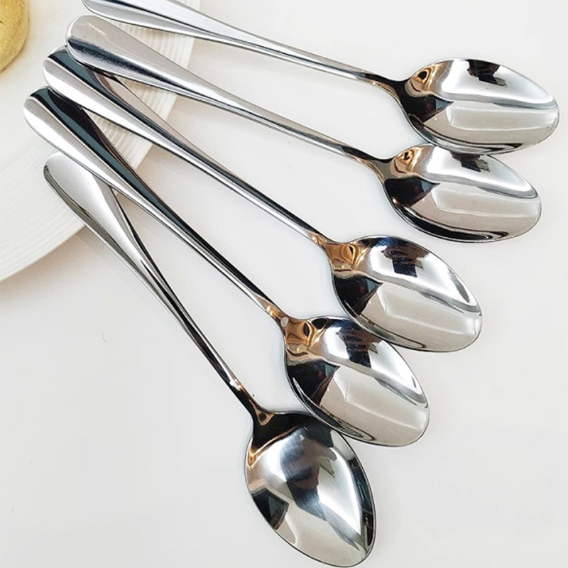 3PCS Stainless Steel Table Spoons for Dinner Lunch Food