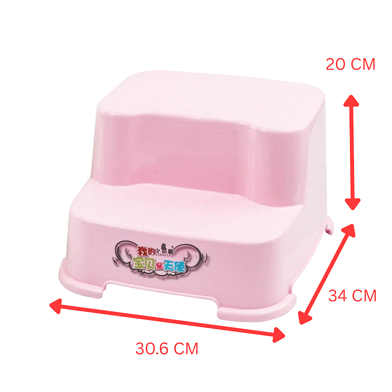 Stepping Stool Double Step Stool Foot Stool for Boys and Girls