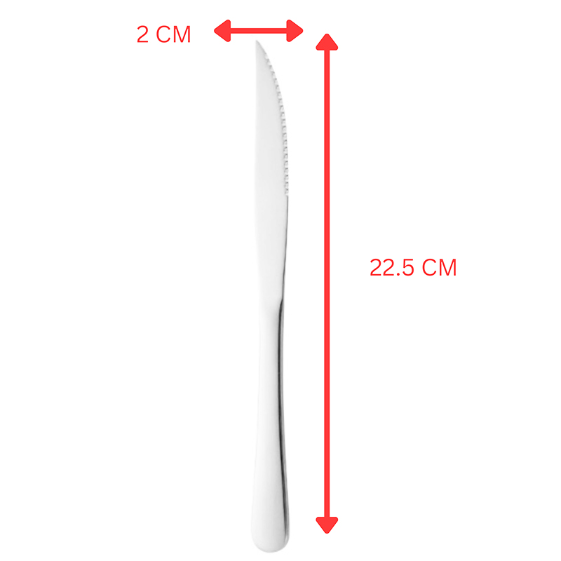 Steel Butter Knife High Quality with Mirror Polish Finish Dishwasher Safe