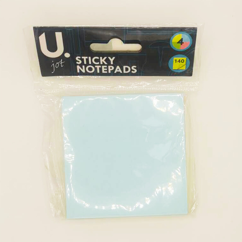 4 Block Colours 140 Page Sticky Note Pad Standard Size