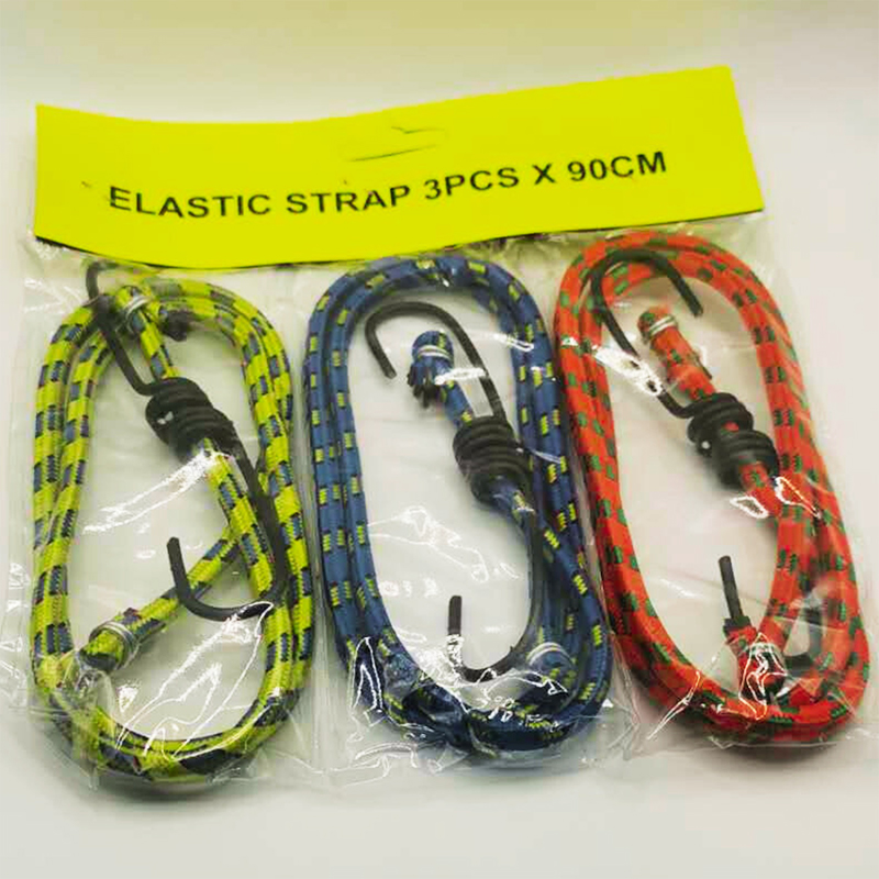 3PCS Elastic Bungee Straps 90cm Luggage Cord with Stretch