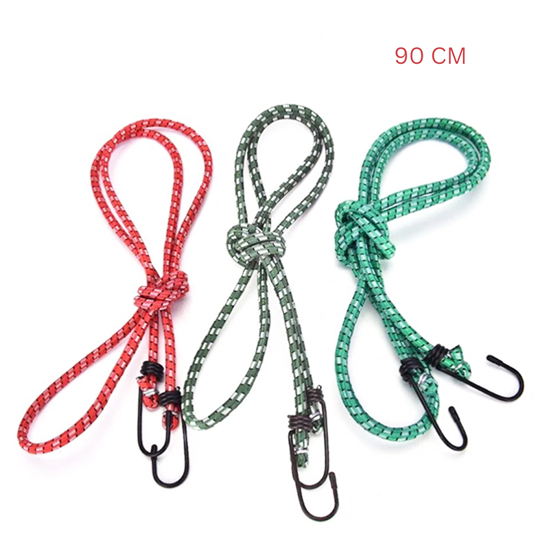 3PCS Elastic Bungee Straps 90cm Luggage Cord with Stretch