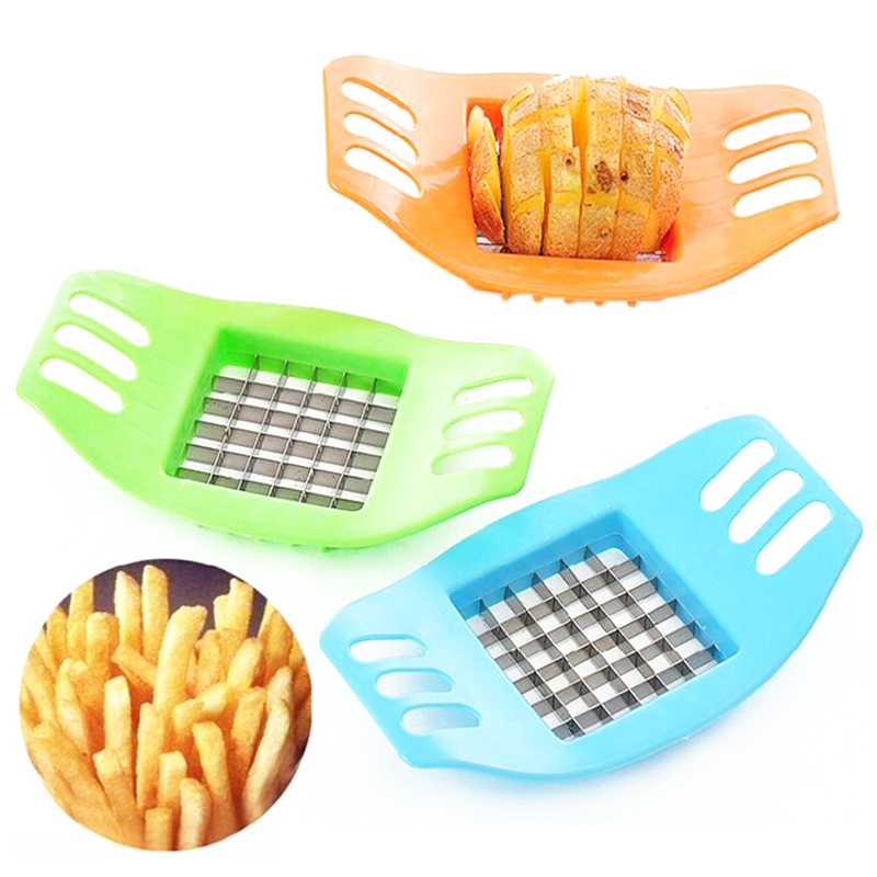 Potato Chipper for French Fries Vegetable Fruit Cutter Chopper Random Colour