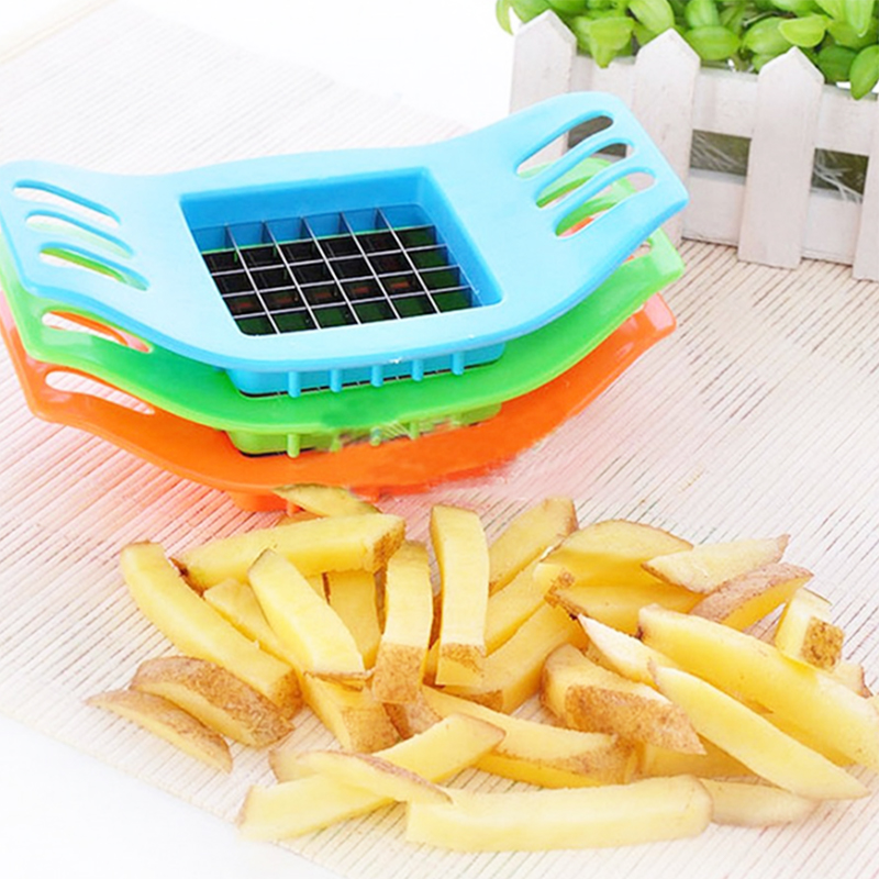 Potato Chipper for French Fries Vegetable Fruit Cutter Chopper Random Colour