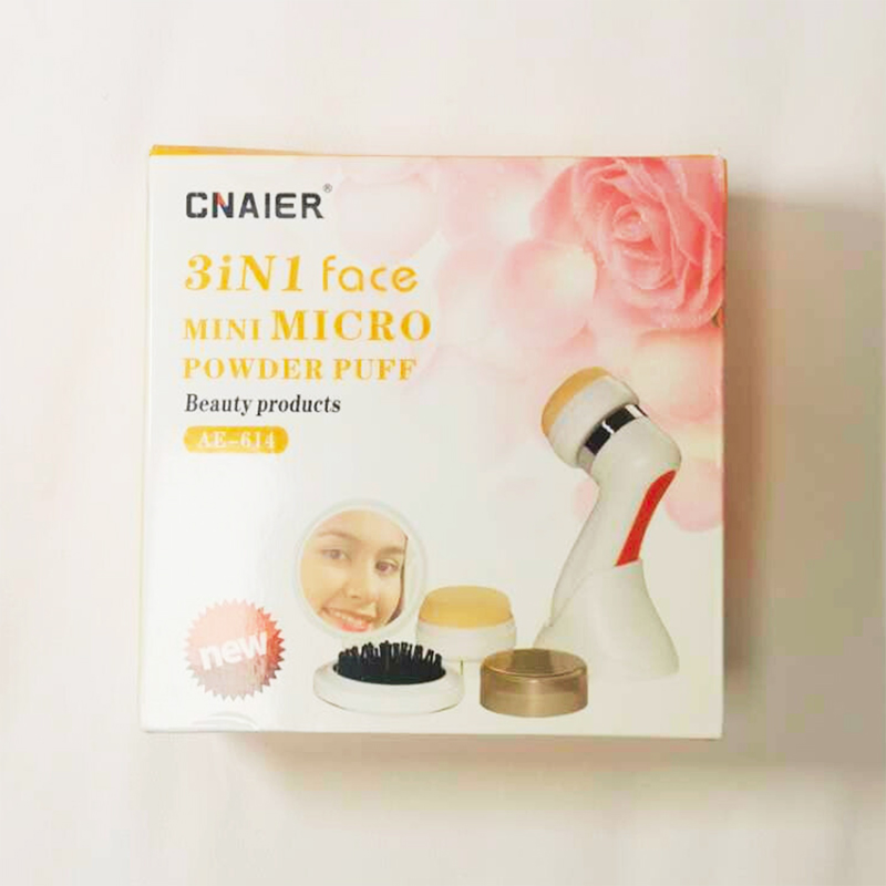 3 In 1 Face Mini Micro Powder Puff for Women Beauty Makeup
