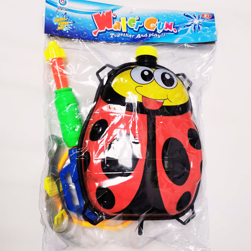 Childrens Novelty Ladybird Water Holding Tank With Attached Water Gun
