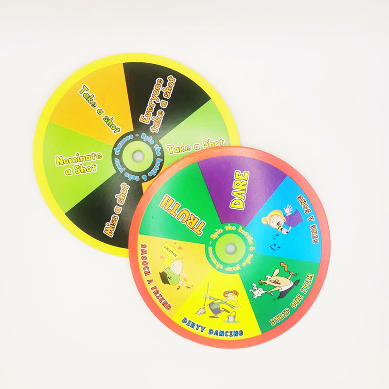 Family Spin the Bottle Game Set Interactive Playing Boards Gifts