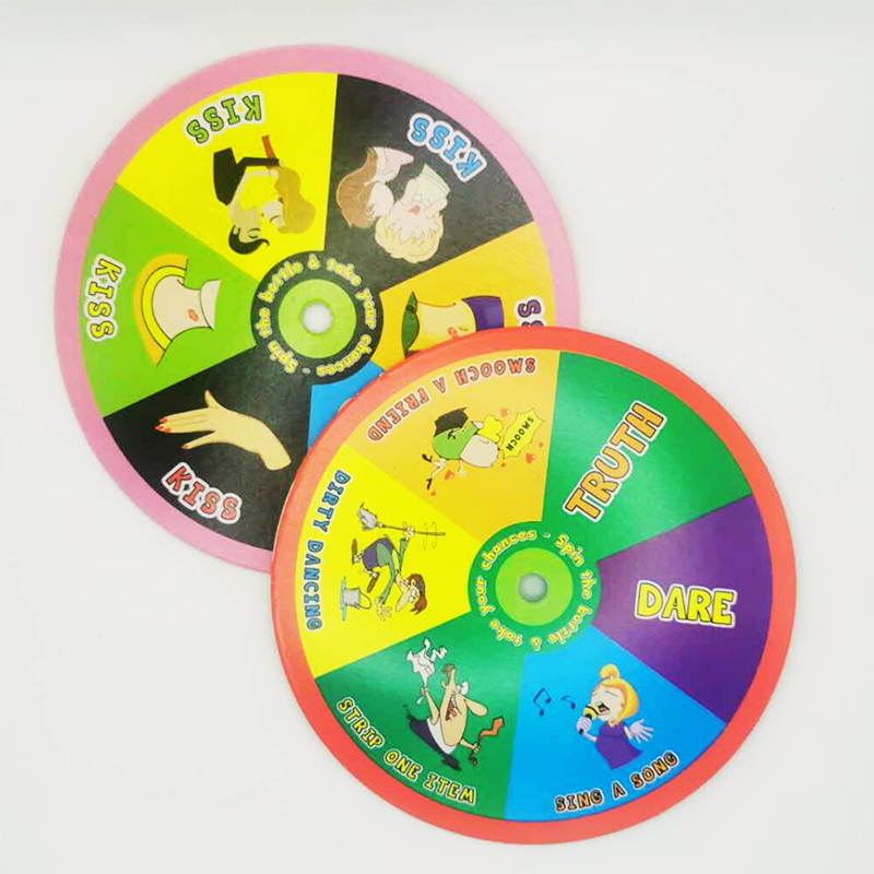 Family Spin the Bottle Game Set Interactive Playing Boards Gifts