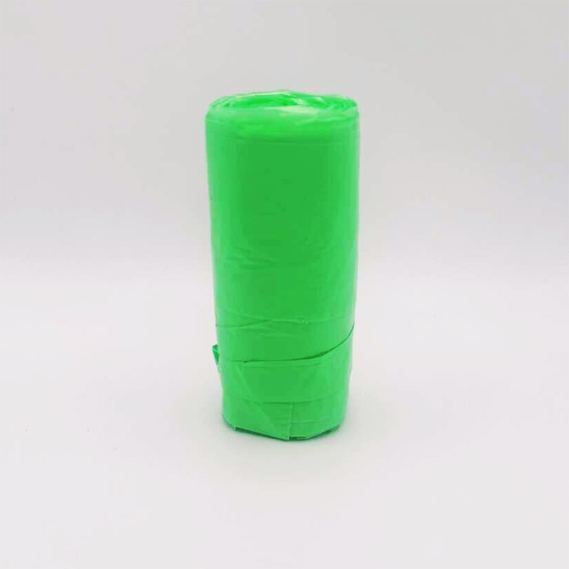 100pcs Degradable Doggy Bags with Tie Handles – 4 Rolls (25 Bags per Roll), Pocket Size