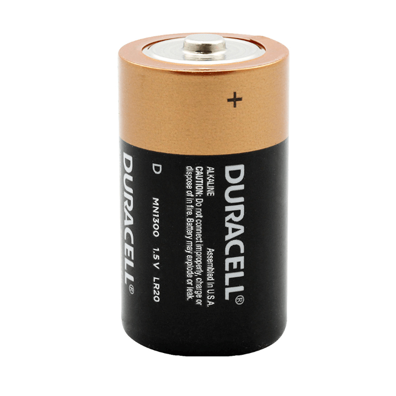 Duracell D Cell Batteries 2PCS High Performance Disposable
