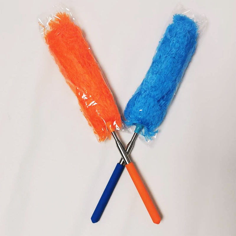 Adjustable Microfiber Duster Expands from 35cm to 84cm Home Use Random Colours