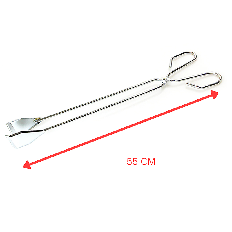 55cm Stainless Steel Kitchen Tongs Salad BBQ Buffet