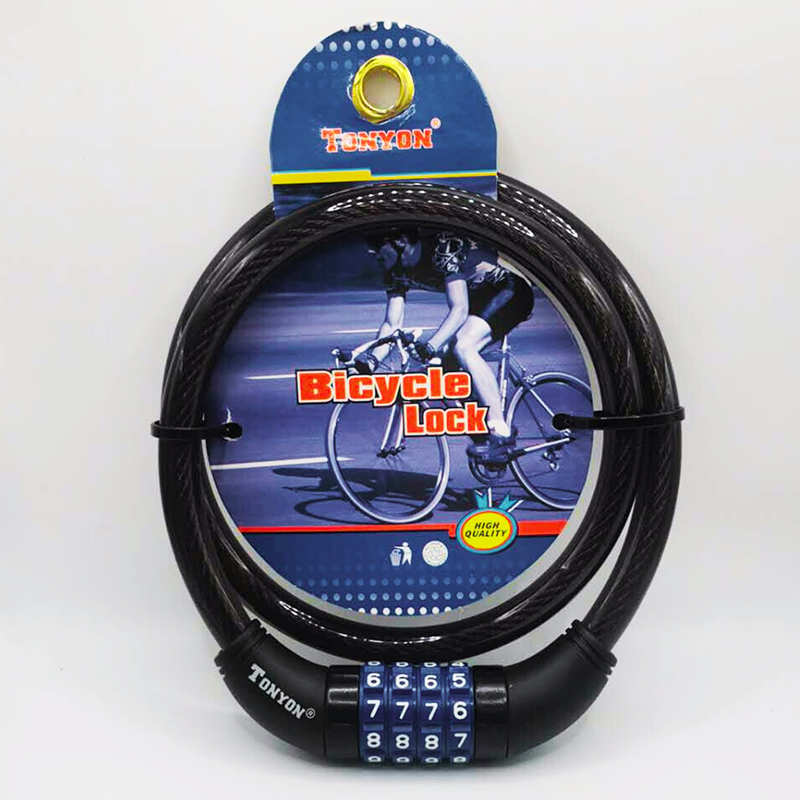 4-Digit Heavy Duty Bike Lock Secure Combination Security for Bicycles Bike
