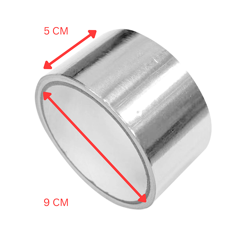 10m Silver Aluminum Foil Tape Waterproof Adhesive