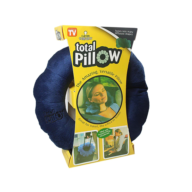 Portable Neck Pillow Ultra-Comfy for Flights Home Random Colour
