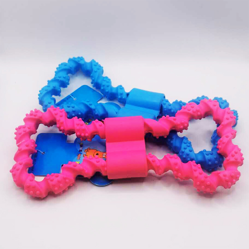 18cm Silicone Bone Shaped Toy for Pet Dogs Gifts