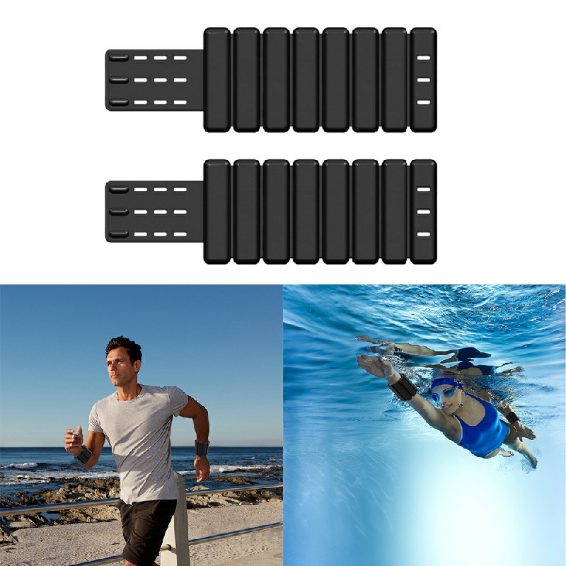 2 Pcs Wrist Weights Adjustable Weight Bearing Bracelet for Aerobics Pilates Workout