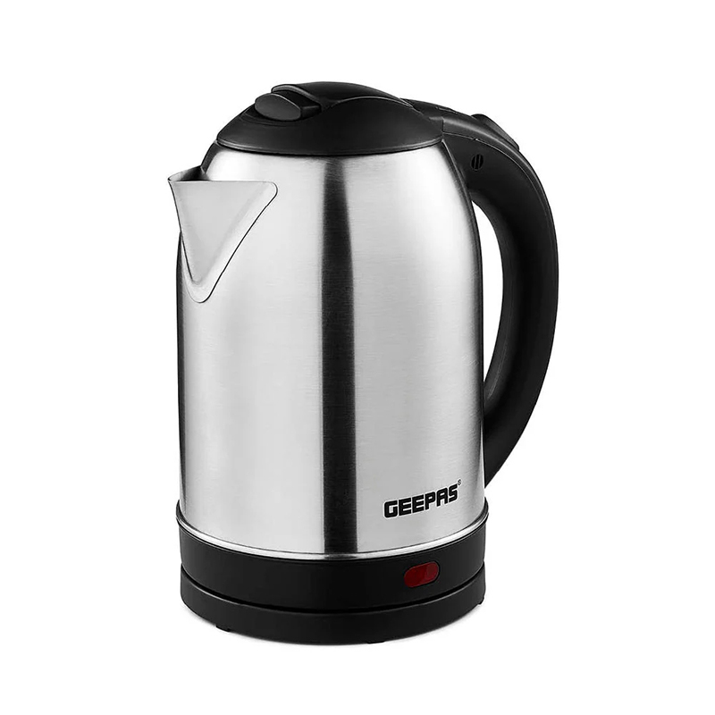 1.8L Stainless Steel Finish Cordless Electric Kettle Home Kitchen 1800W