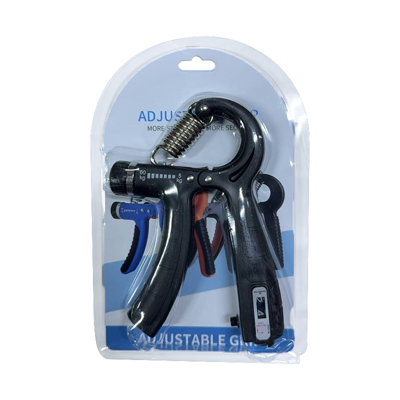 Grip Strength Trainer Exerciser Strengthener with Adjustable Resistance 11-132 Lbs Black